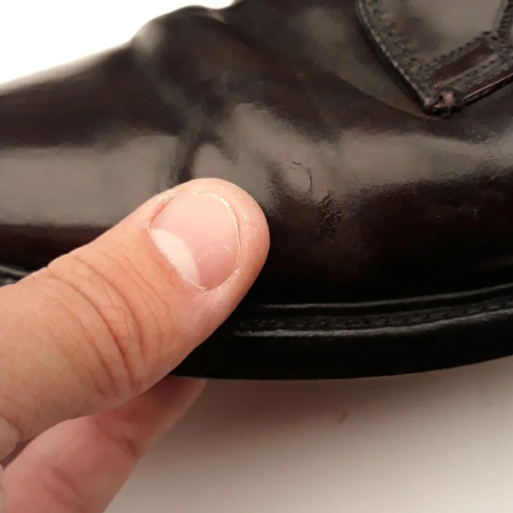 FLORSHEIM Imperial Dark Brown Leather SHELL Sz 9 E Mens Dress Shoes‎